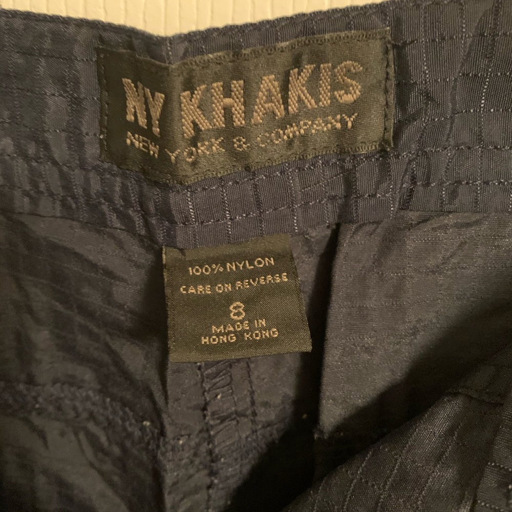 Nylon Drawstring Bottom Cargo Capris - image 4